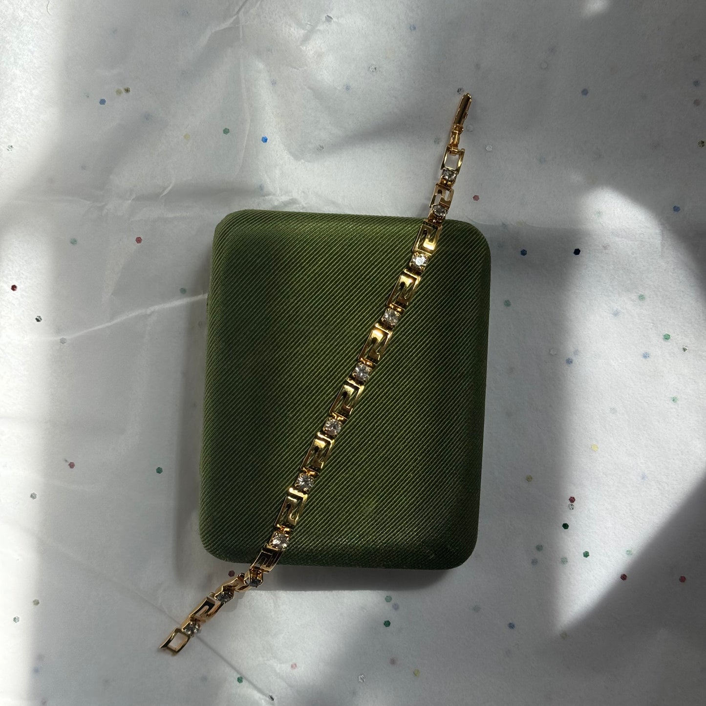 Vintage Avon Rhinestone Tennis Bracelet