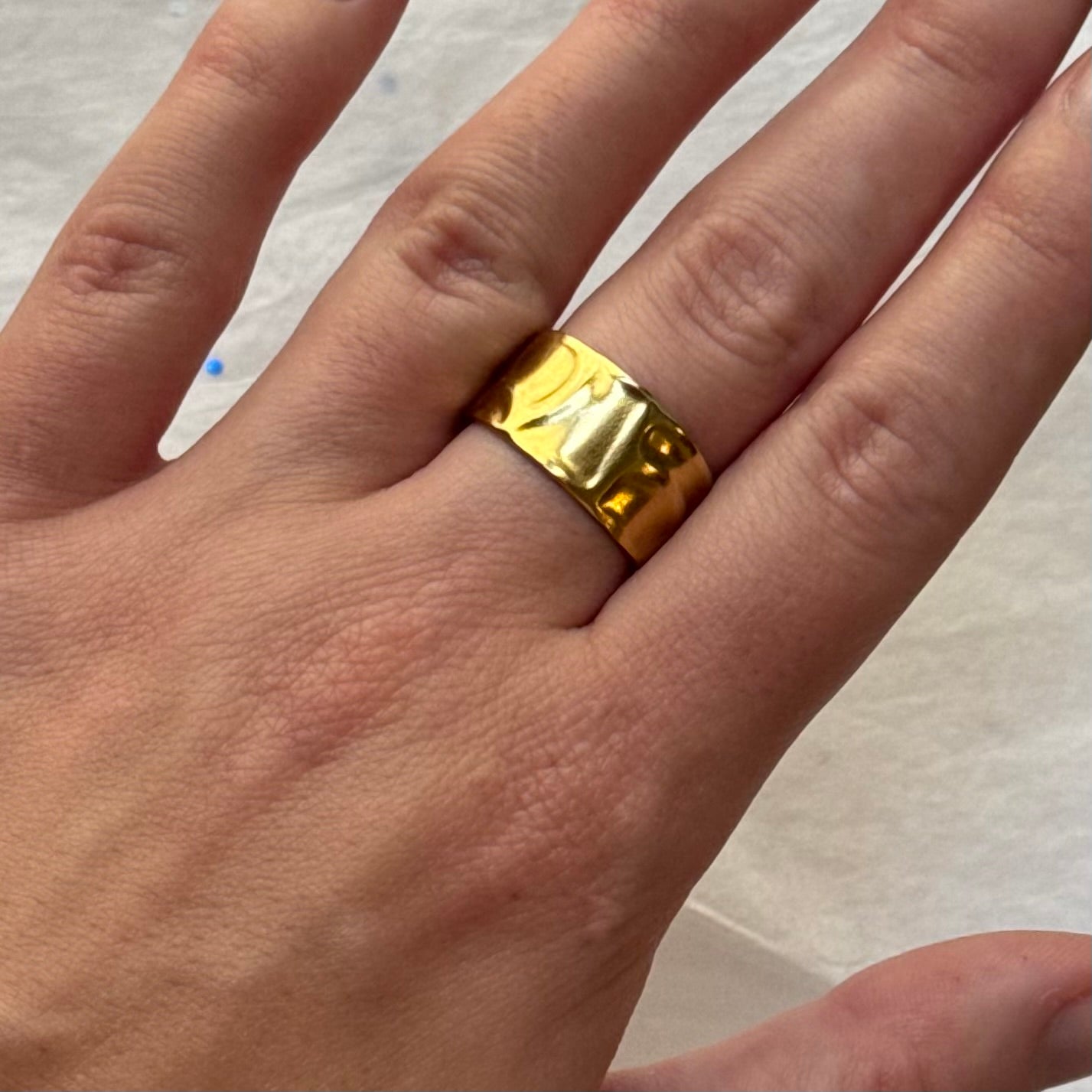 Gold Texture Ring