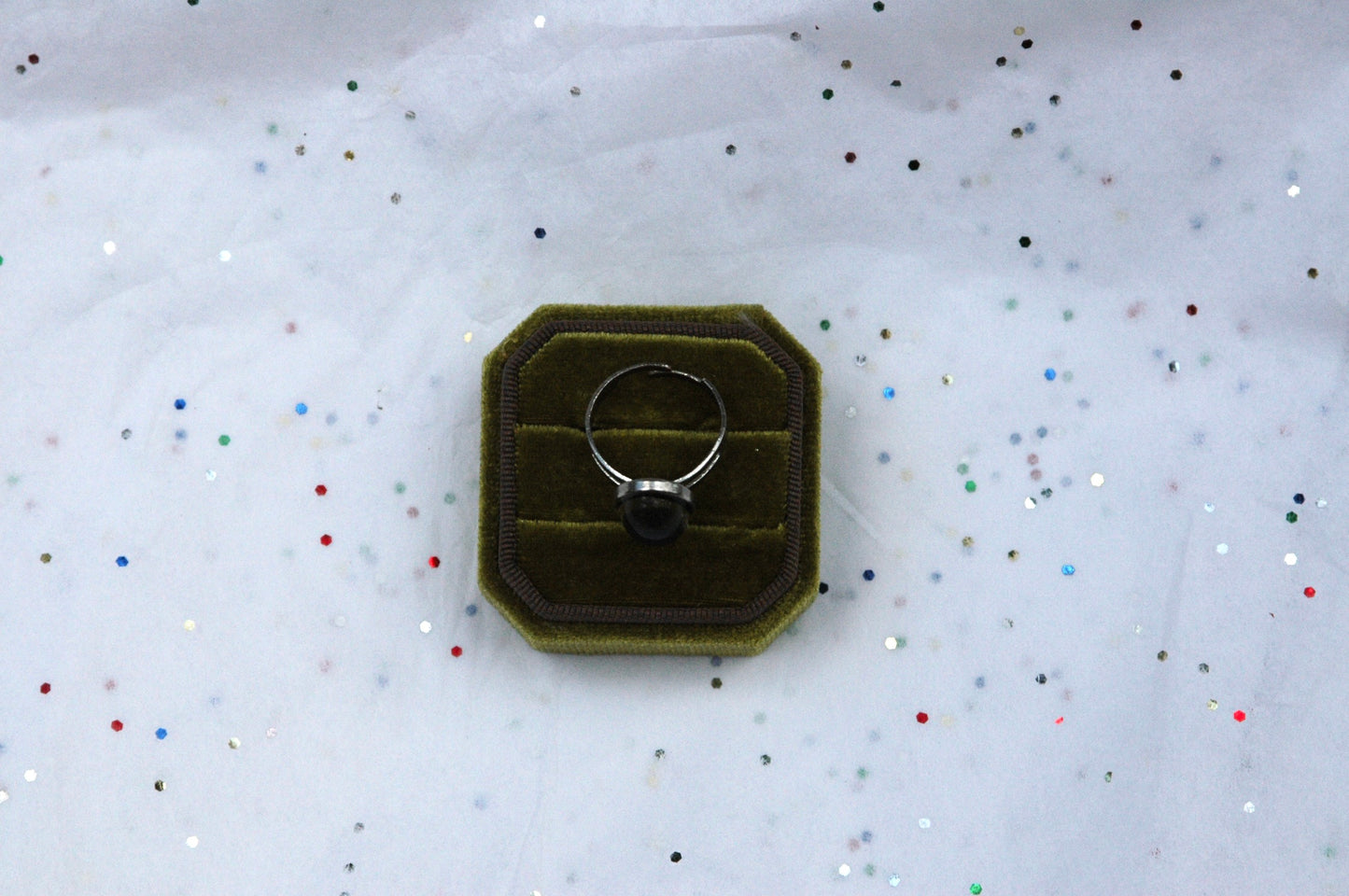 Vintage Silver Tone Mood Ring