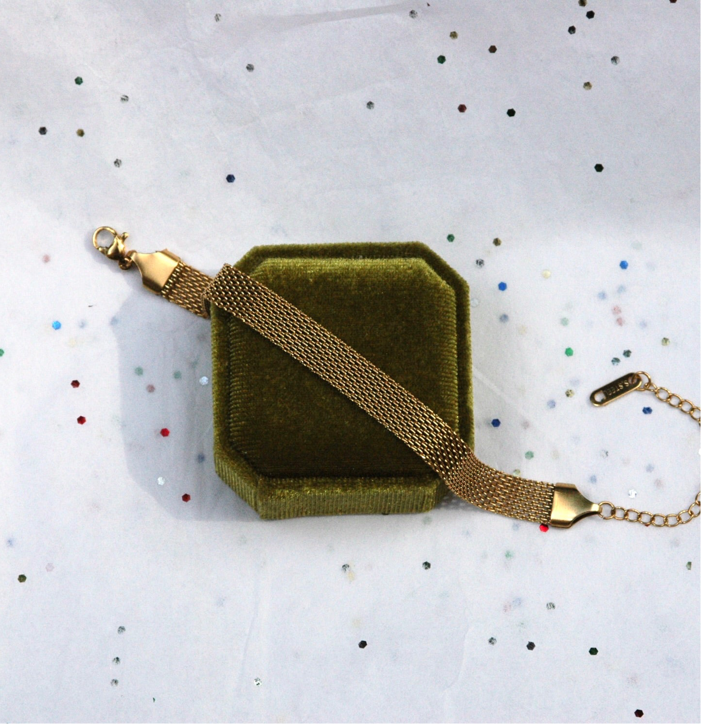 Gold Mesh Bracelet