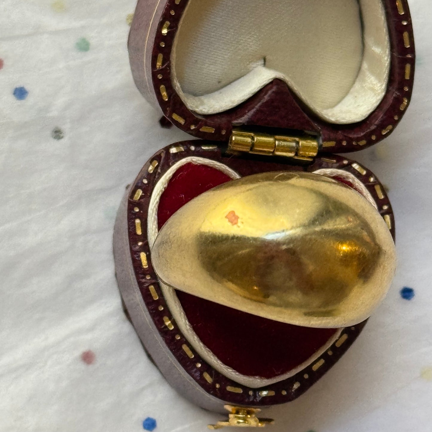 Vintage Chunky Gold Ring