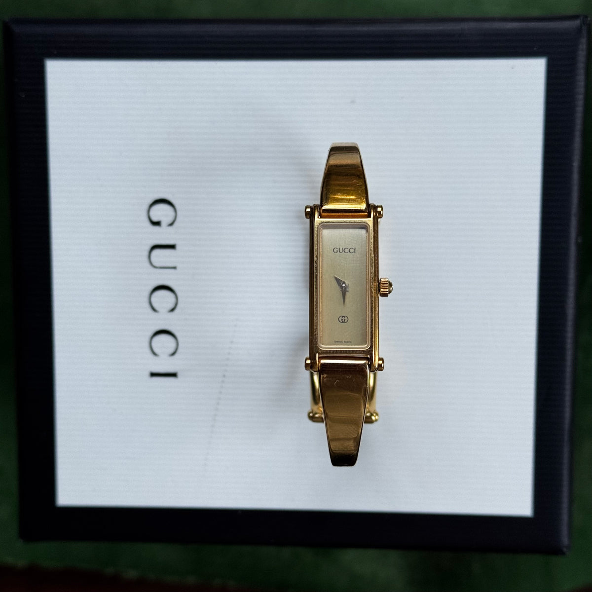 Vintage Authentic Gucci Gold Horsebit 1500L Watch