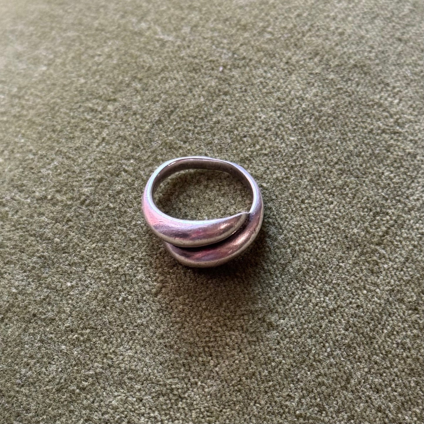 Vintage Layered Sterling Silver Ring