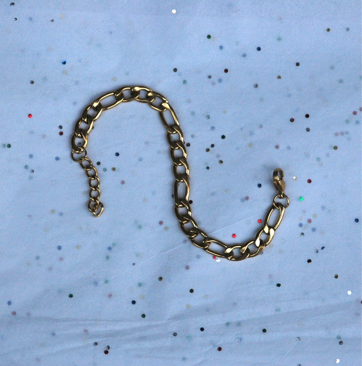 Gold Figaro Bracelet