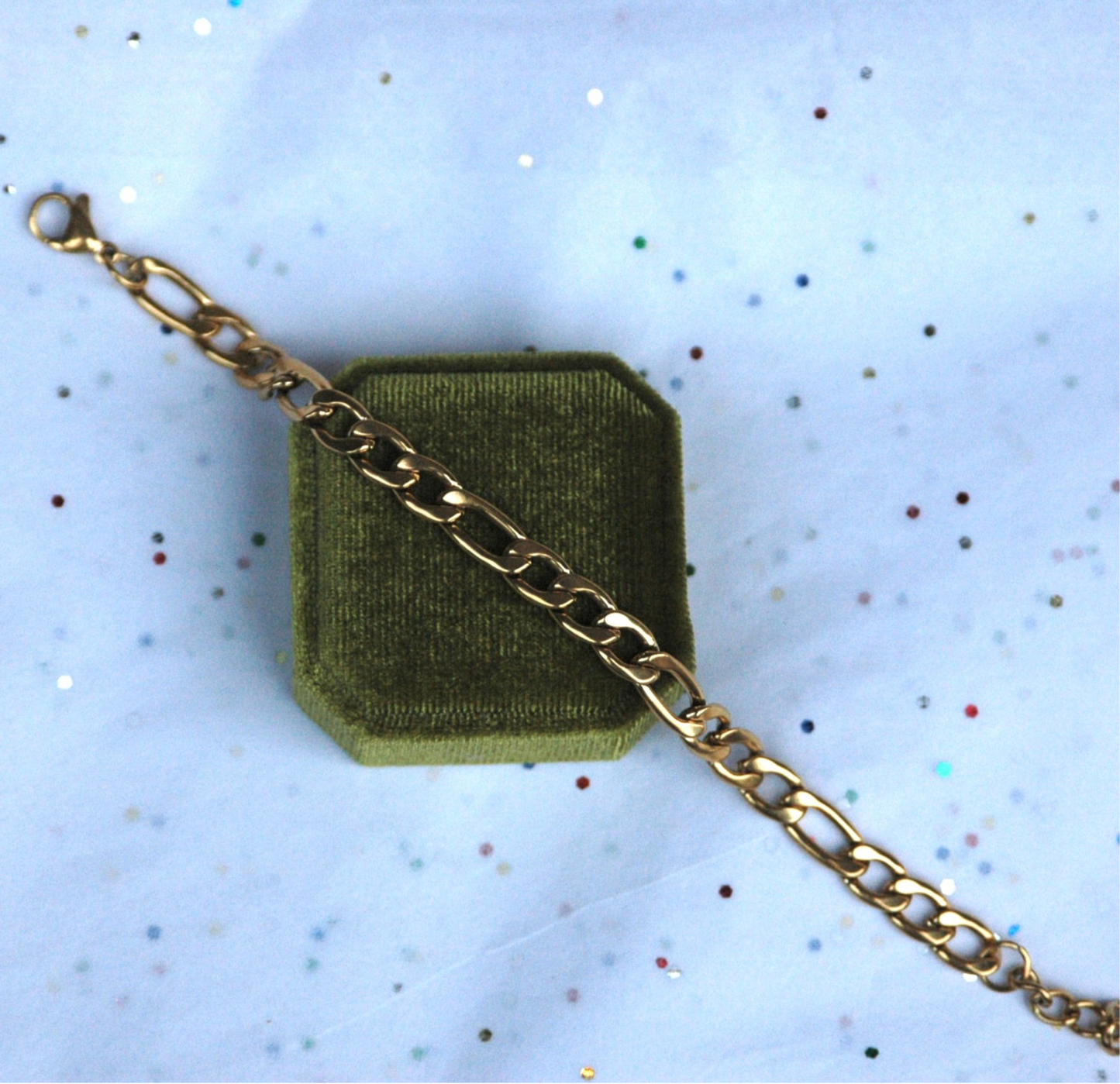 Gold Figaro Bracelet