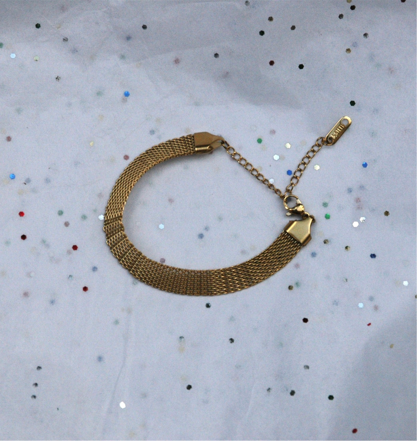 Gold Mesh Bracelet