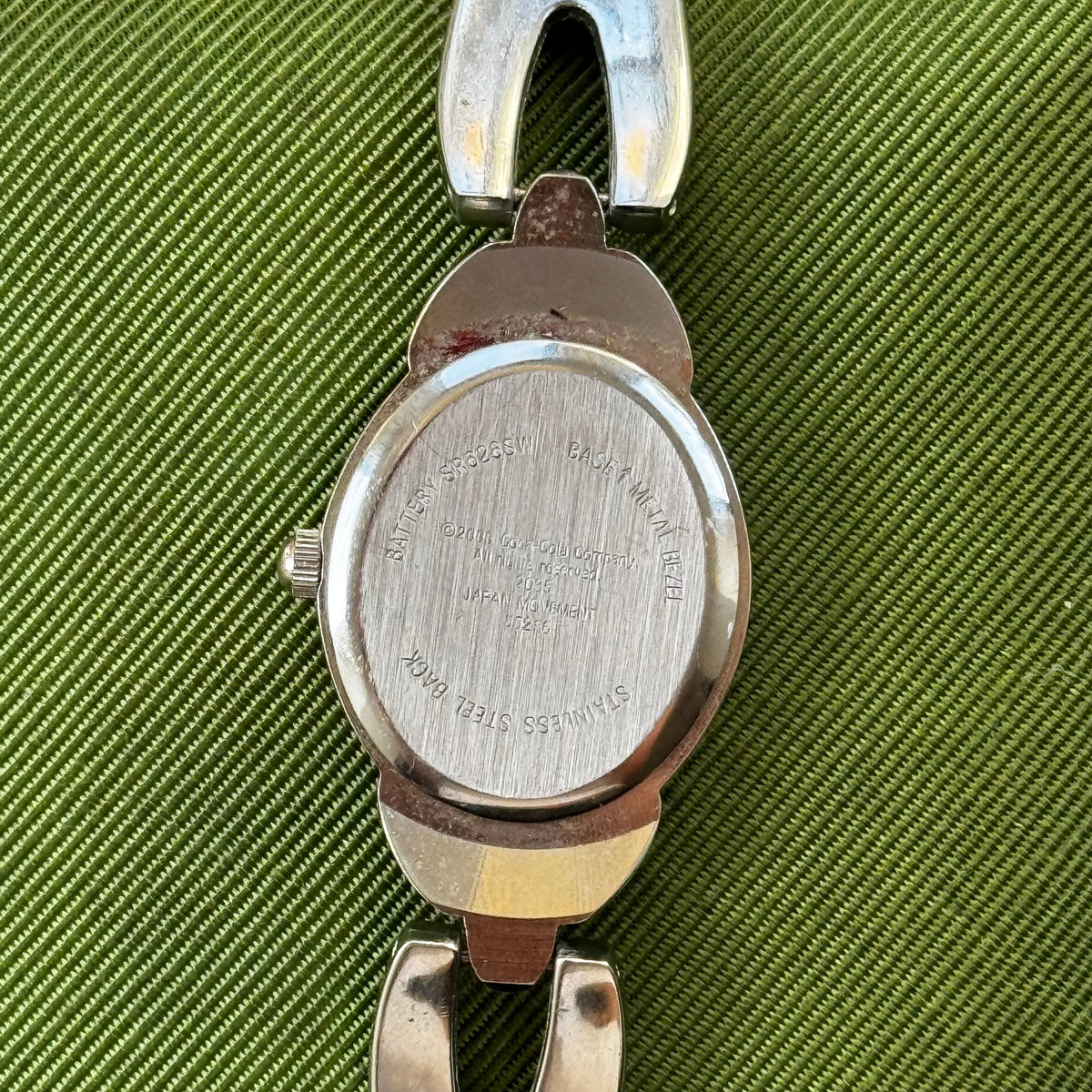 Vintage 2003 Silver Coca Cola Watch