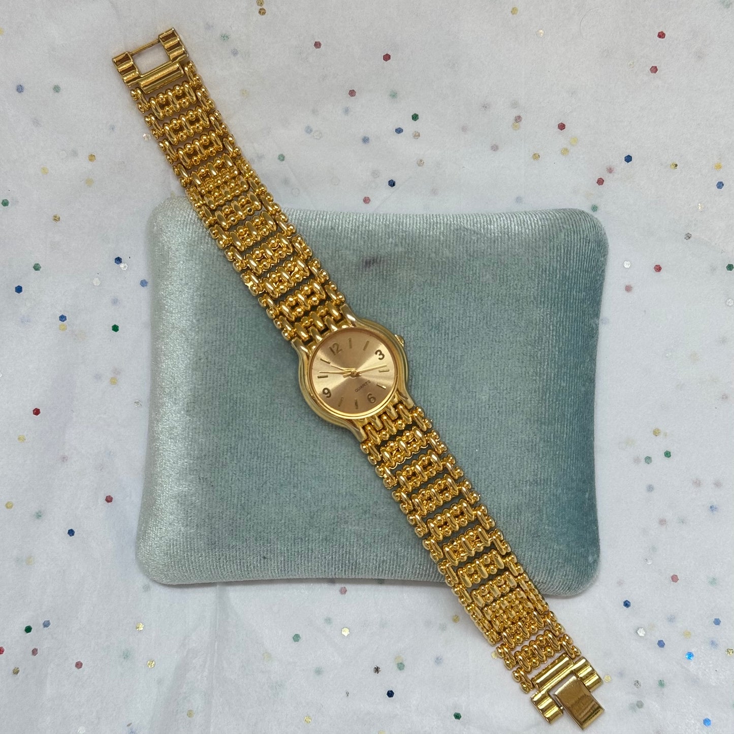 Vintage Gold Band Watch