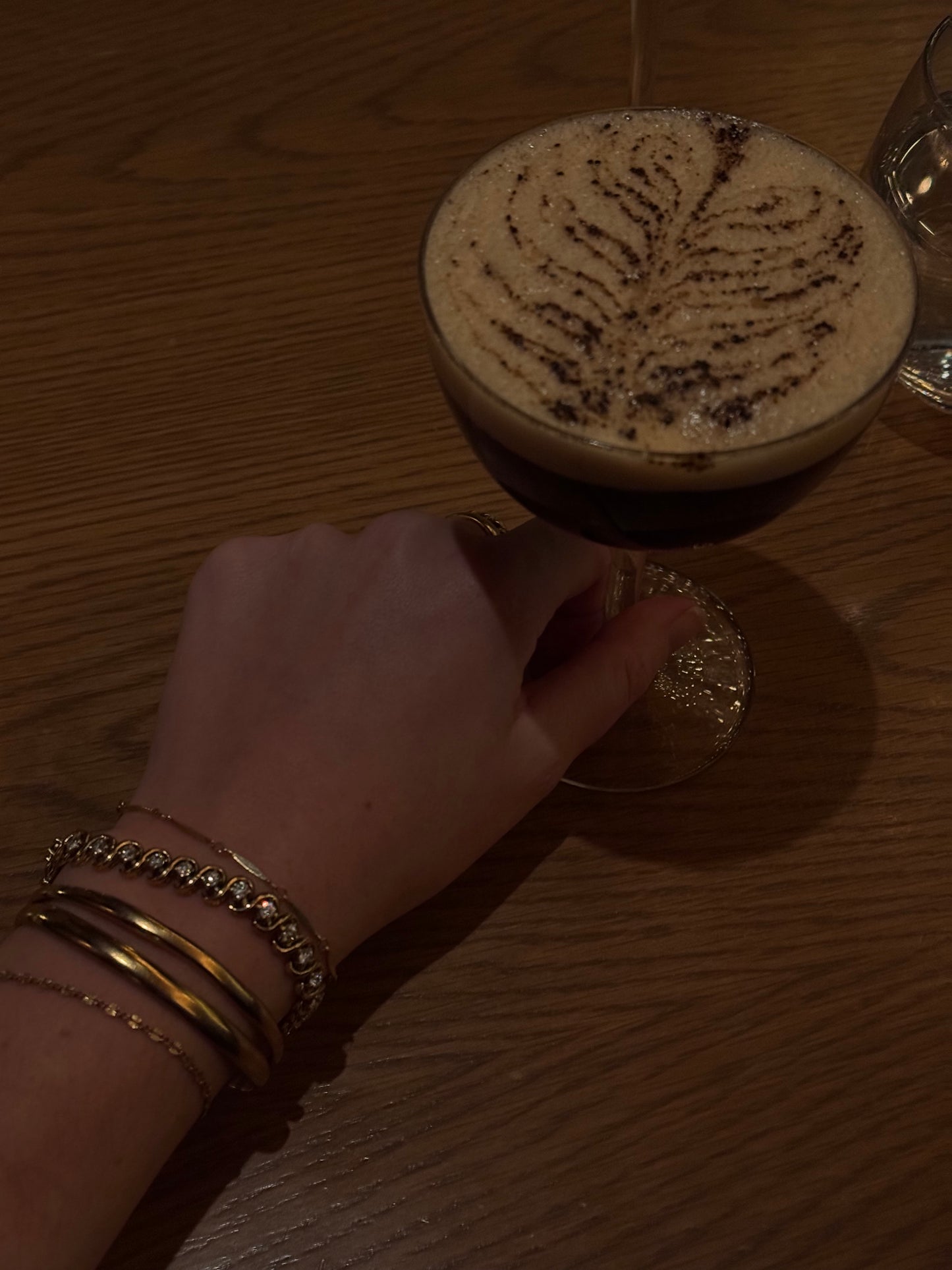 Vintage Gold Rhinestone Tennis Bracelet