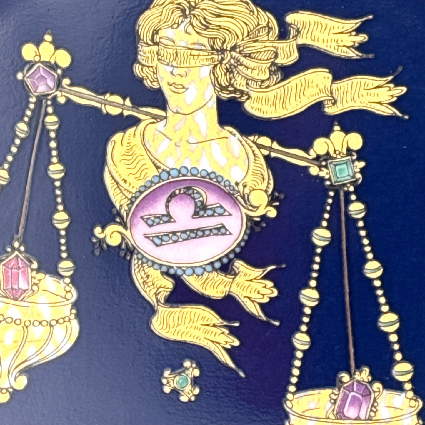 Vintage Hutschenreuther Porcelain Sign of the Zodiac Leo by Ole Winther Dish