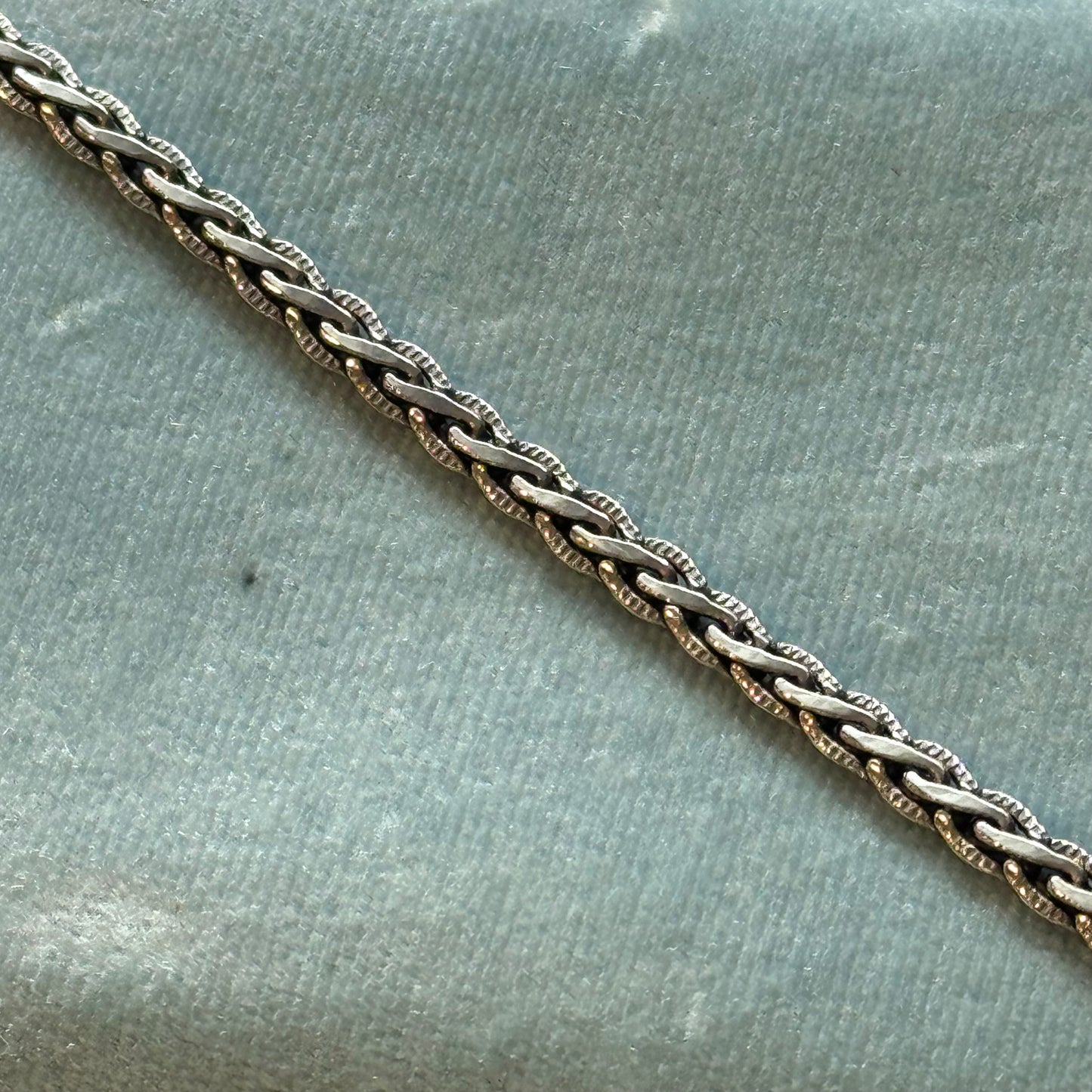 Vintage Silver Chain Bracelet