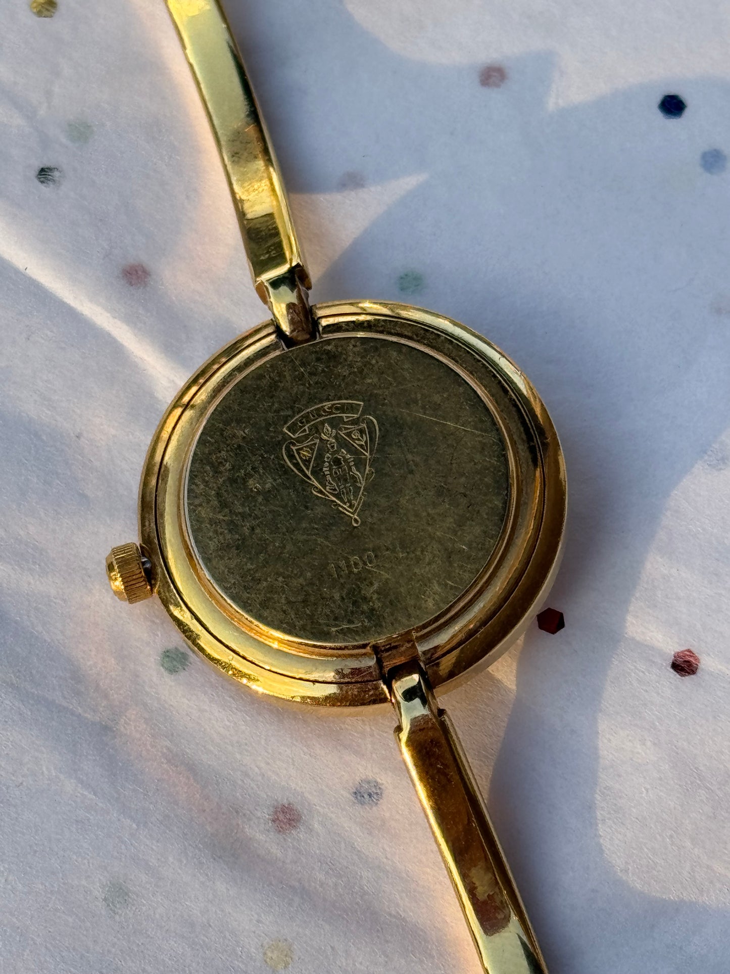 Vintage Working Gucci Bezel Watch with Original Box