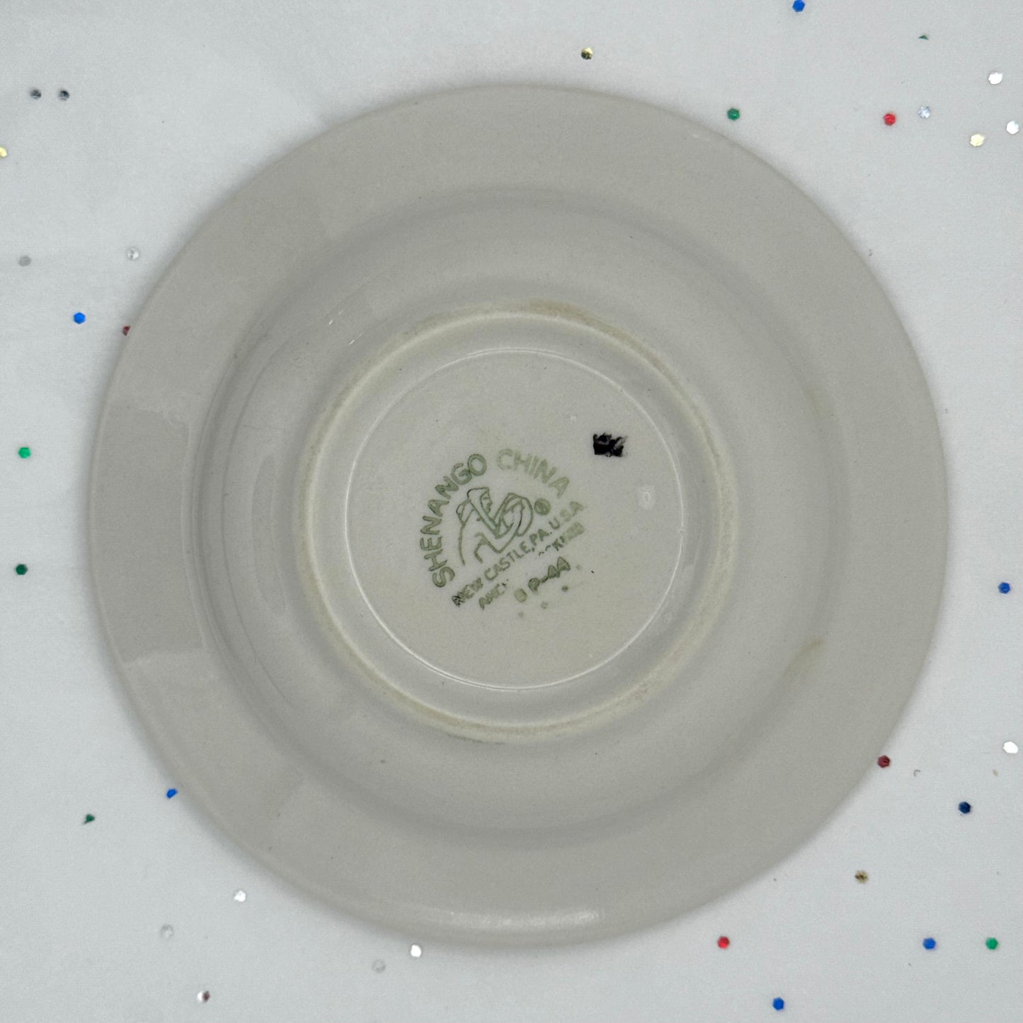 Vintage Floral China Ashtray Dish