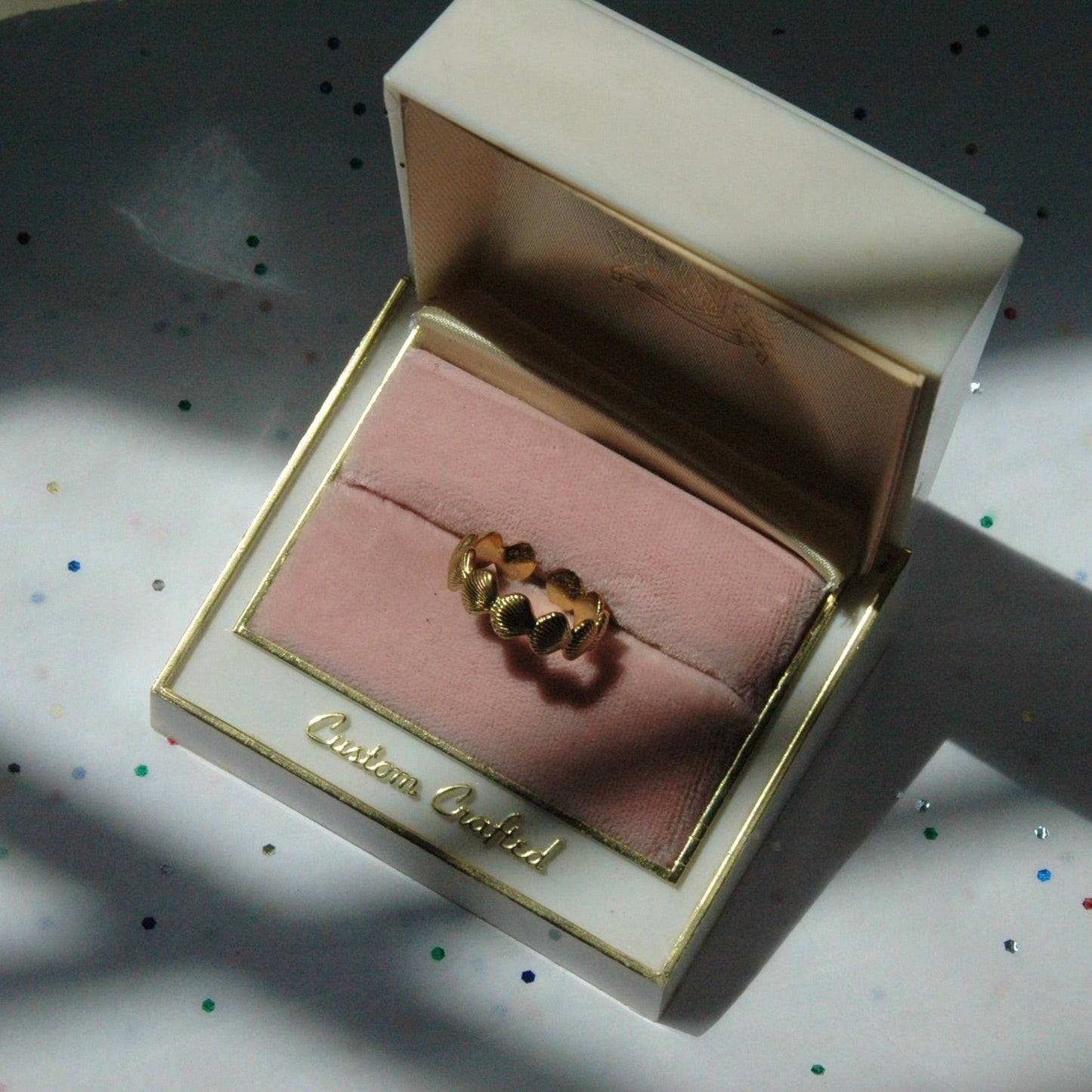 Gold Seashell Ring