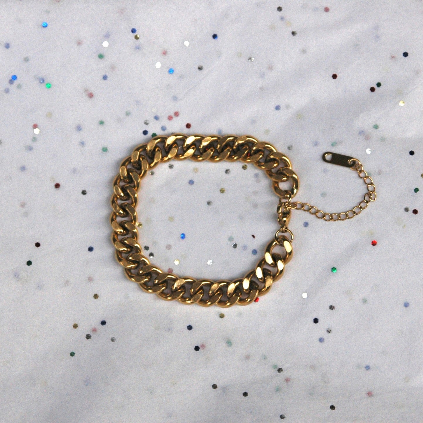 Gold Cuban Link Bracelet