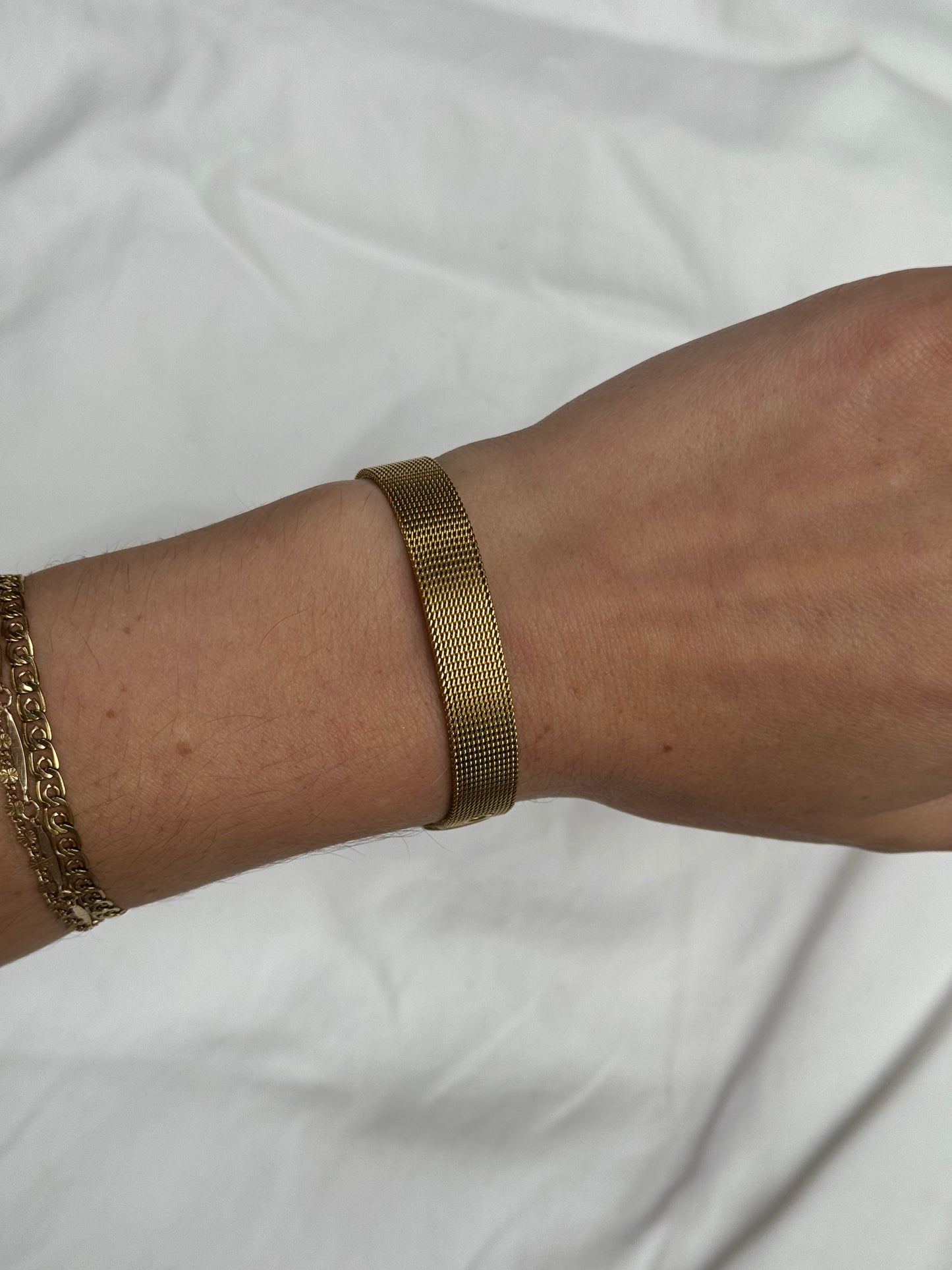 Gold Belt Buckle Bracelet