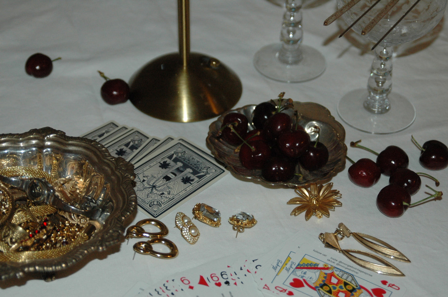 Vintage Gold Flower Brooch