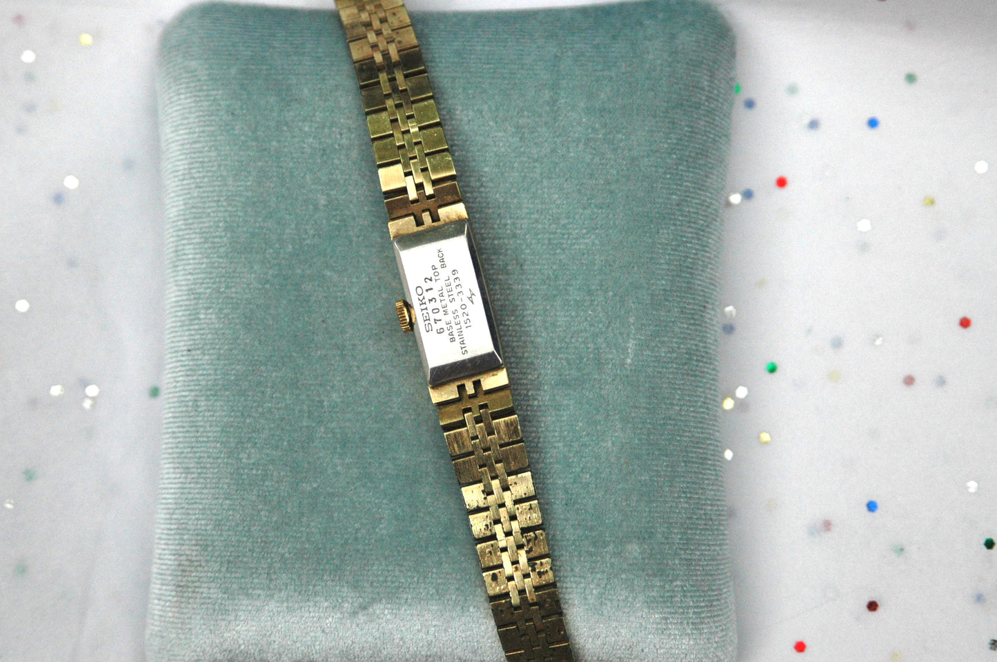 Vintage 1970s Seiko Gold Dainty Mechanical Watch