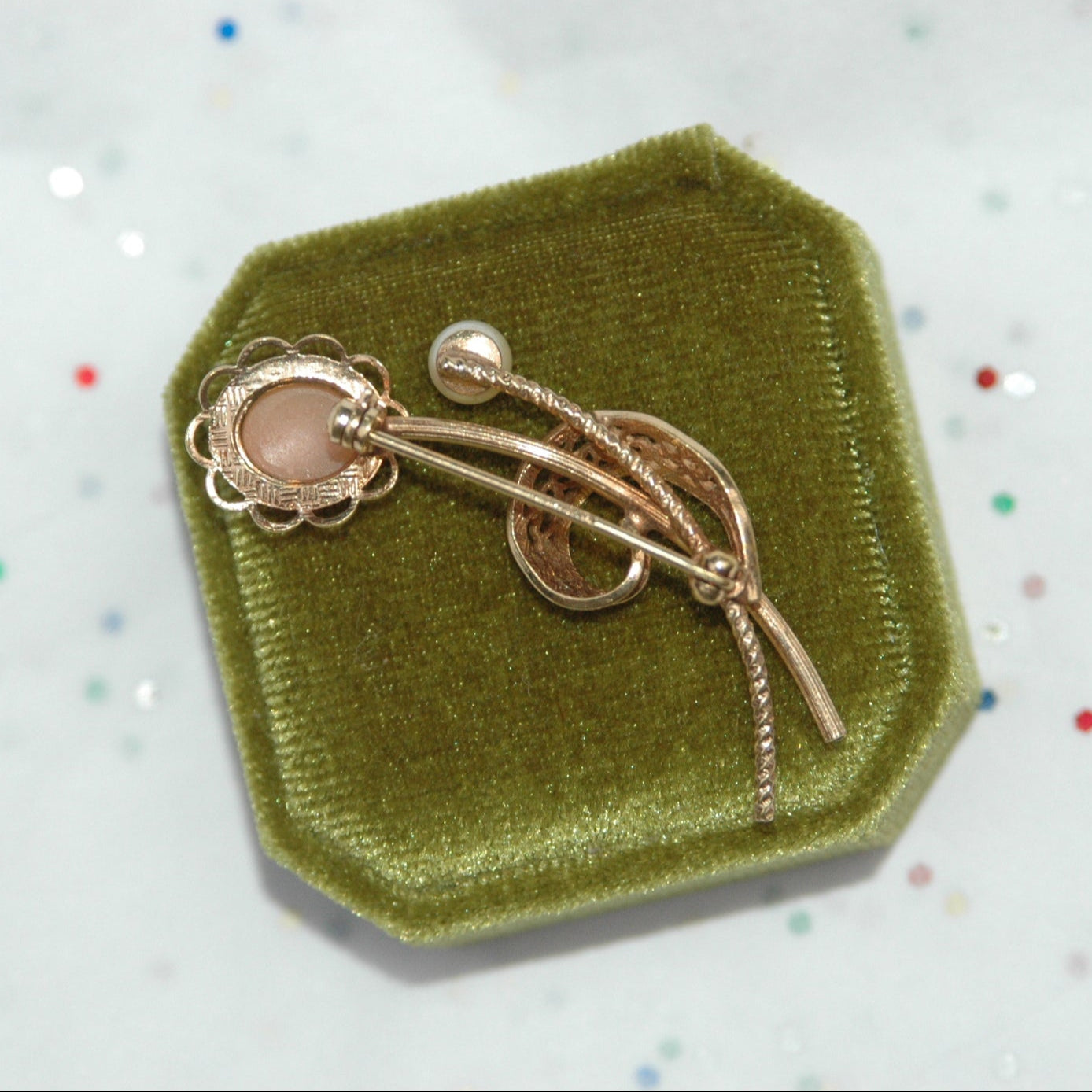 Vintage 14k Gold Filled Cameo Brooch