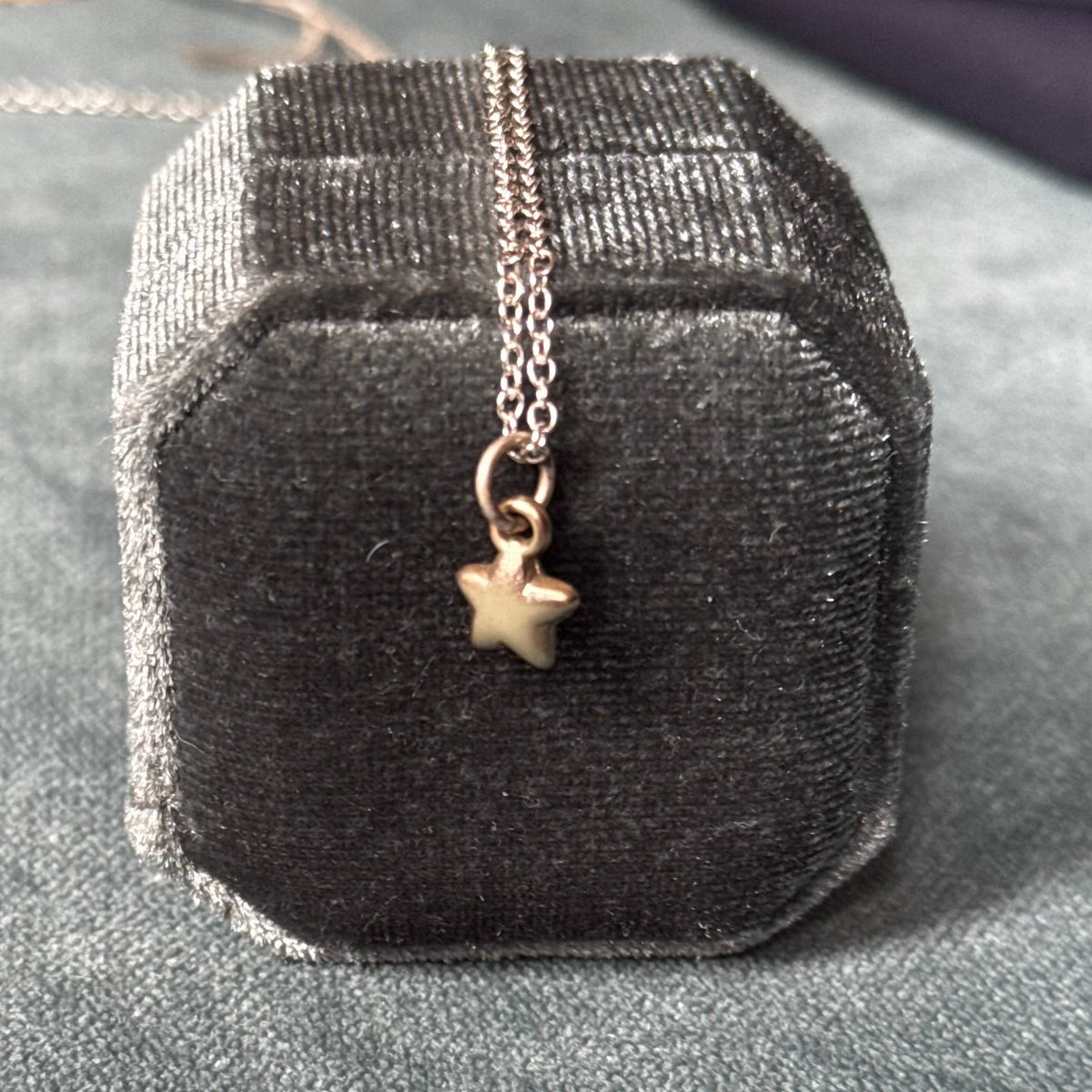 Vintage Silver Star Pendant Necklace
