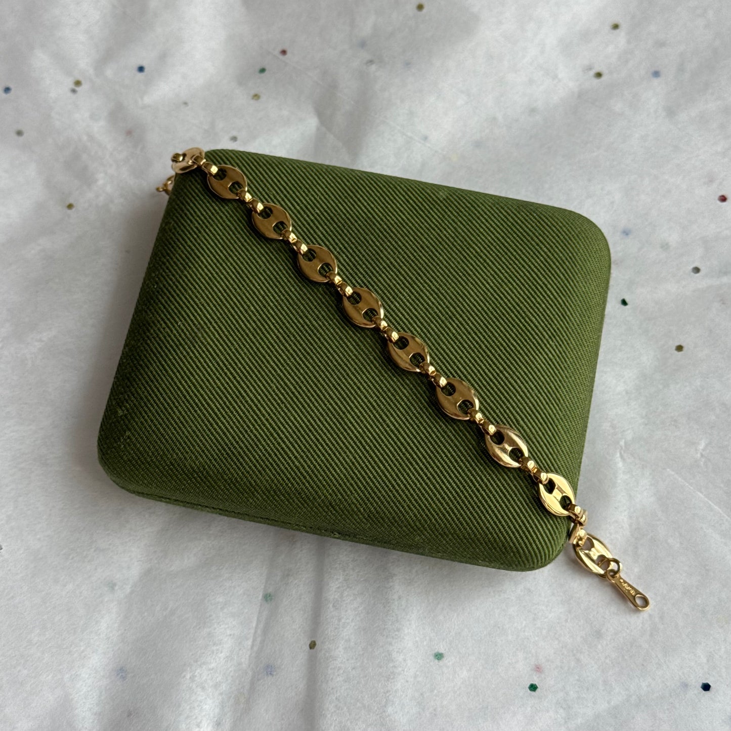 Vintage Gold Mariner Chain Bracelet