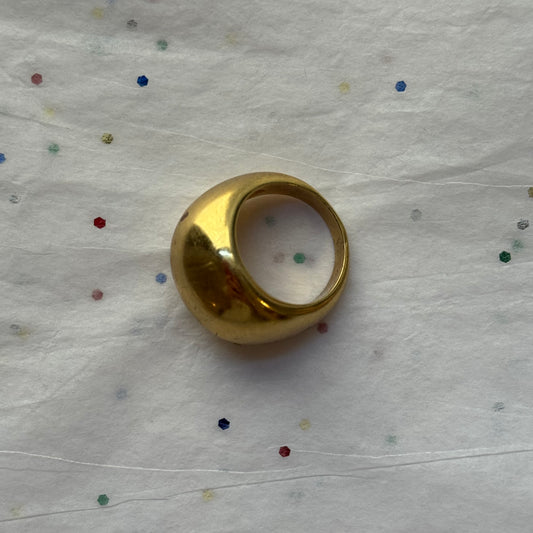 Vintage Chunky Gold Ring