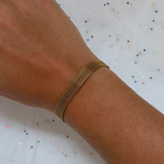 Gold Mesh Bracelet