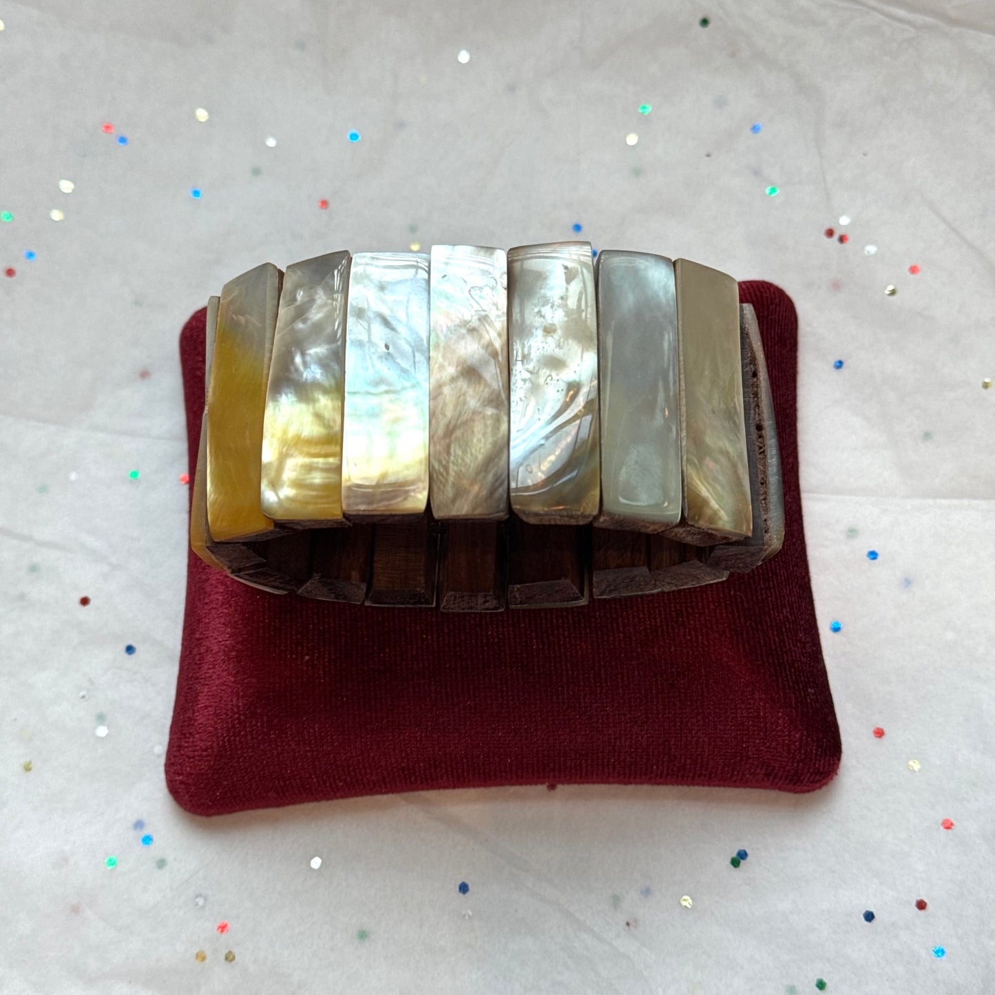 Shell Stretch Bracelet - Sourced in Greece