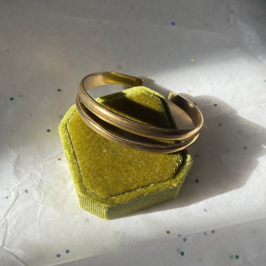 Gold Layered Cuff Bracelet