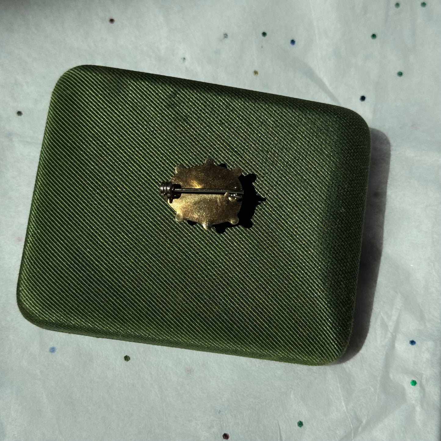 Vintage Lady Bug Enamel Brooch