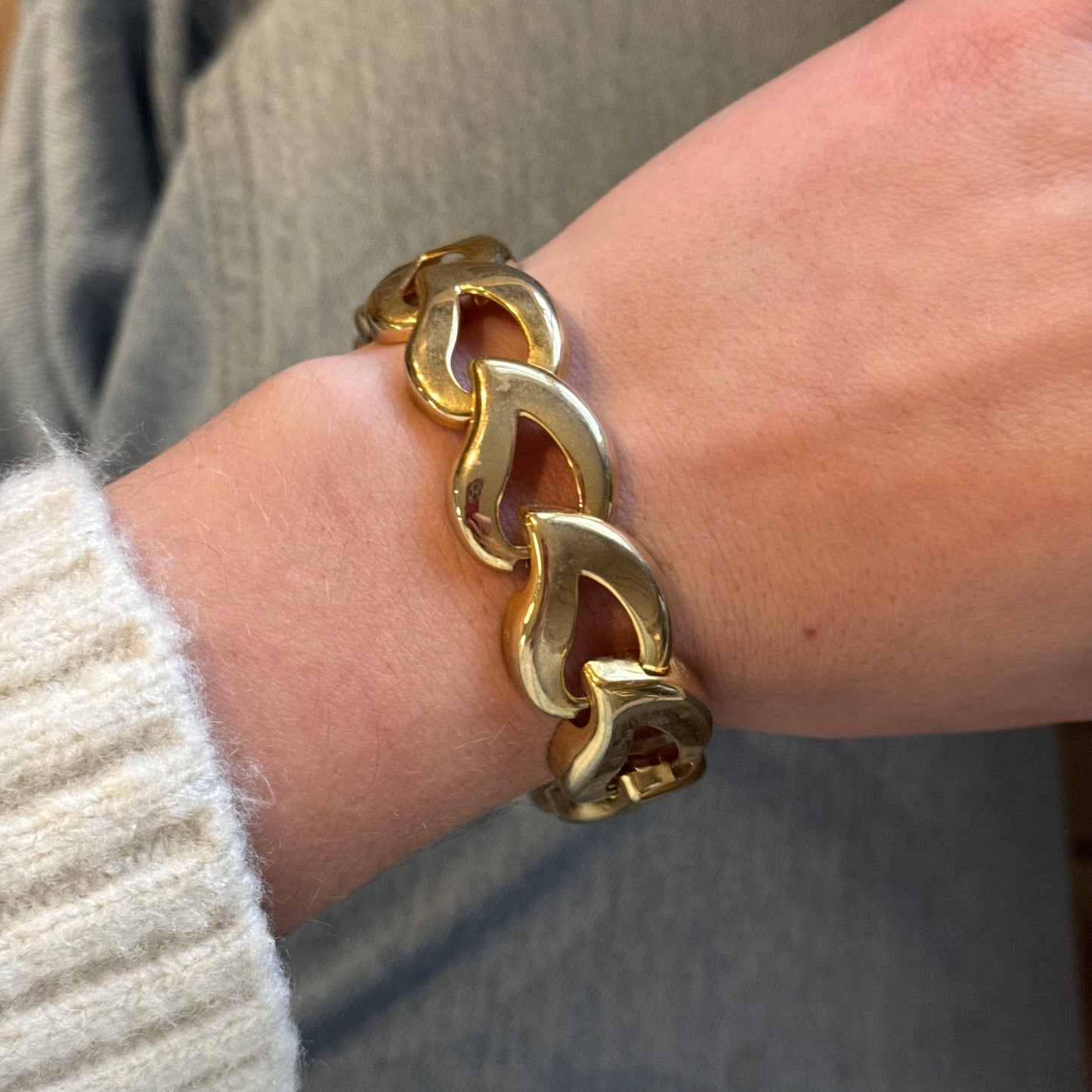 Vintage Gold Bracelet - Sourced in Paris