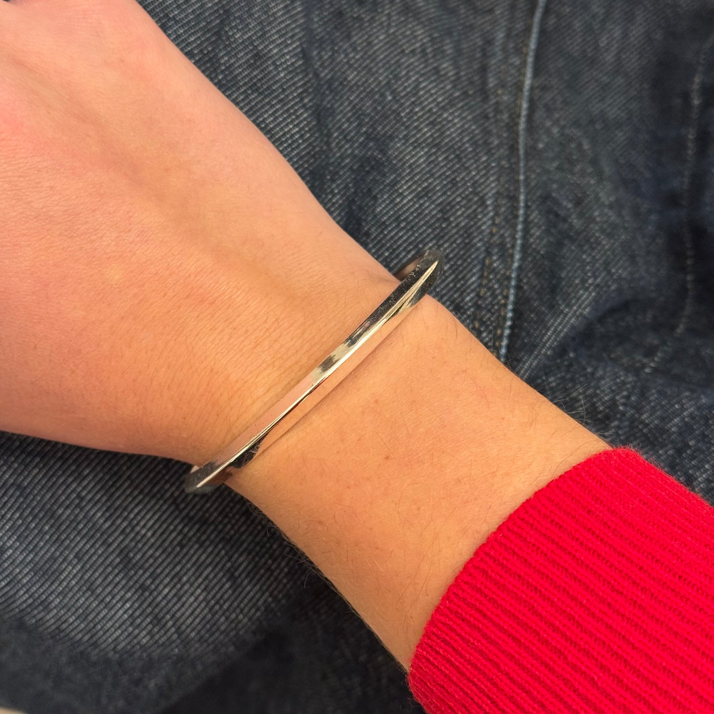 Vintage Silver Bangle Bracelet