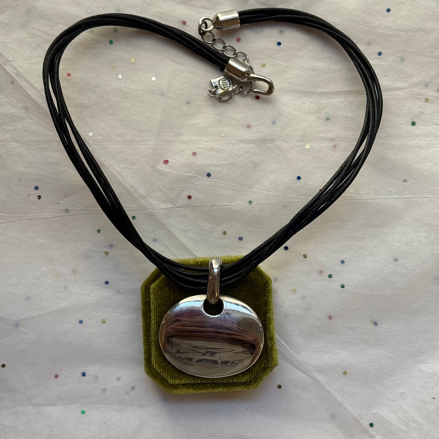 Vintage Silver Pendant Necklace