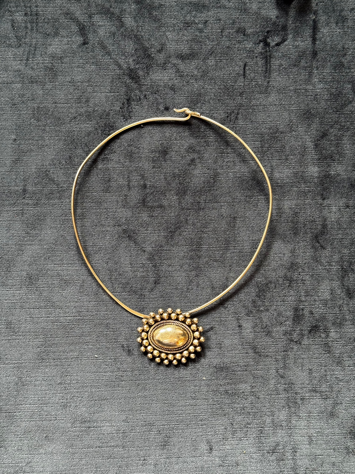 Vintage Sterling Silver Pendant Necklace