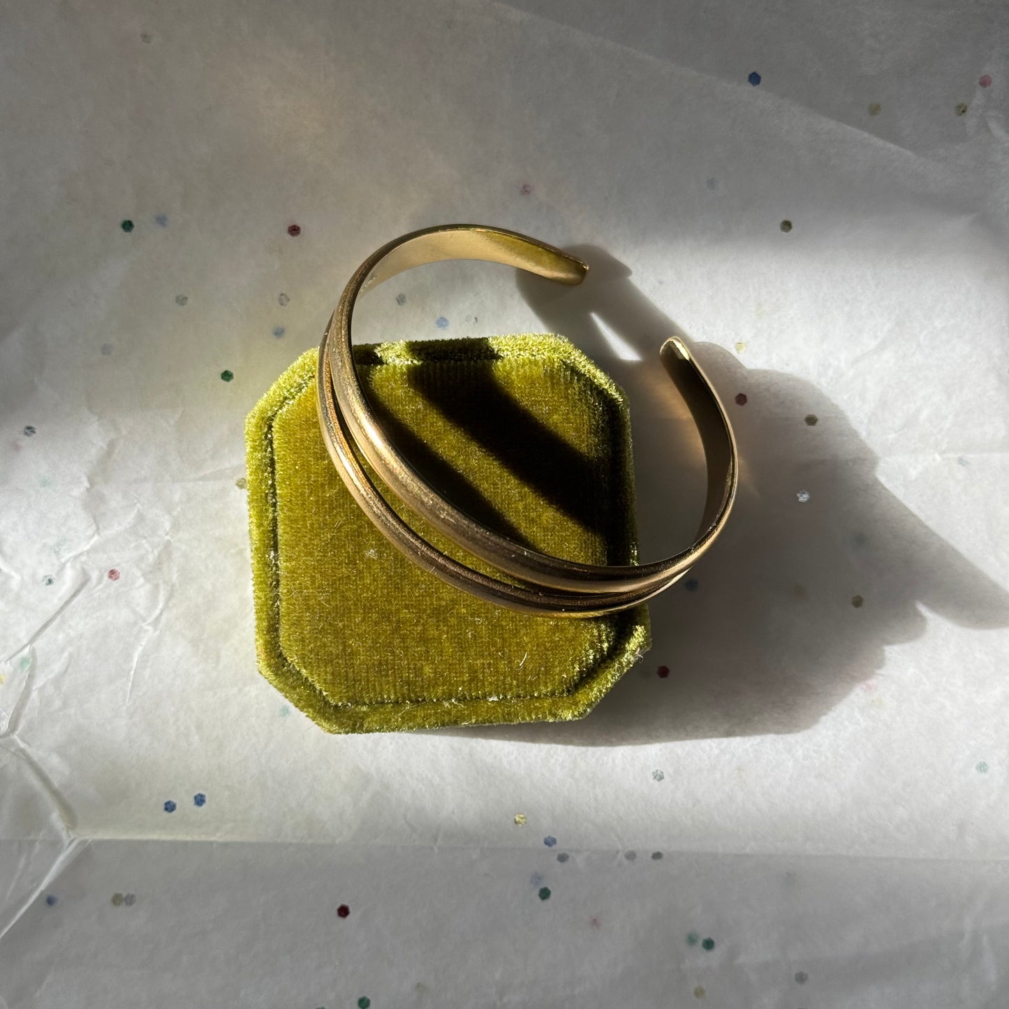 Gold Layered Cuff Bracelet