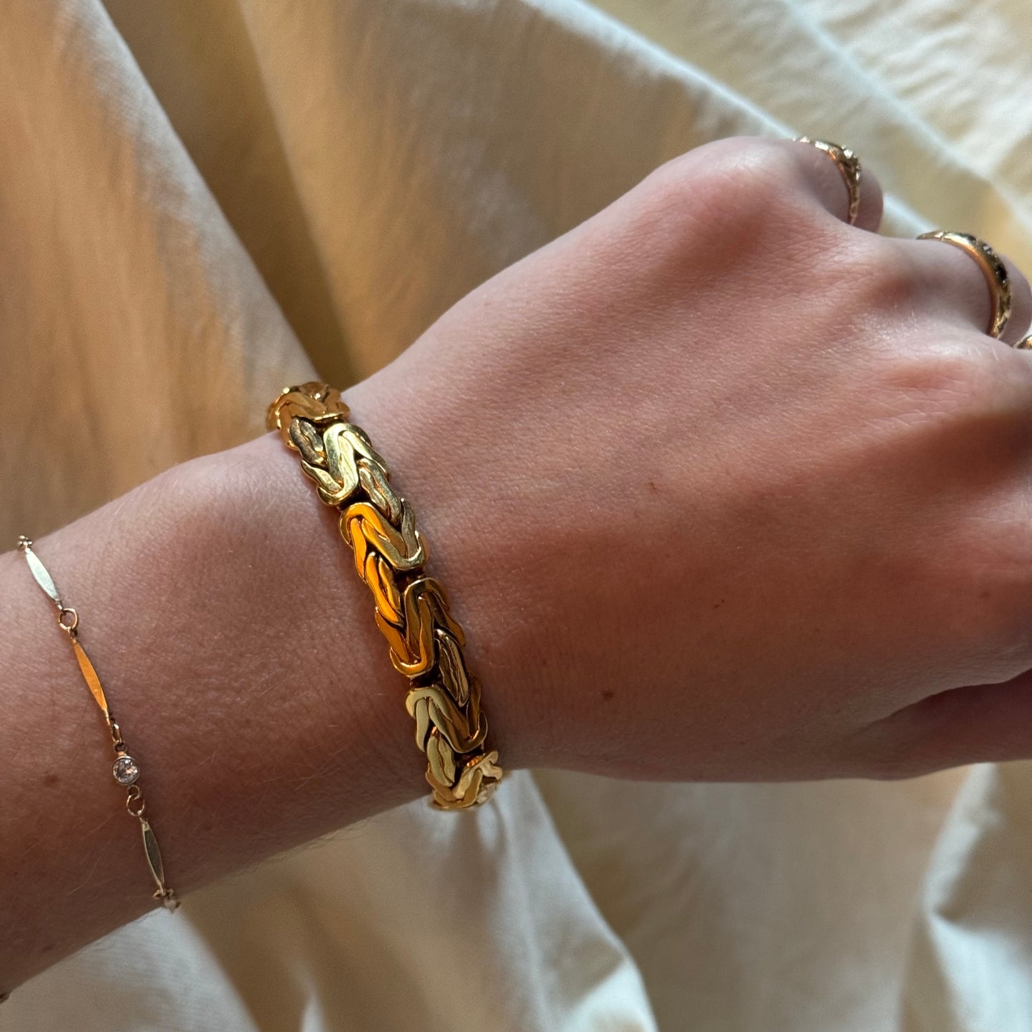 Vintage Gold Chain Bracelet