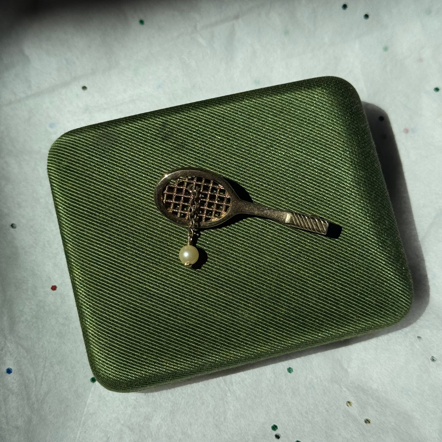 Vintage Articulated Tennis Brooch