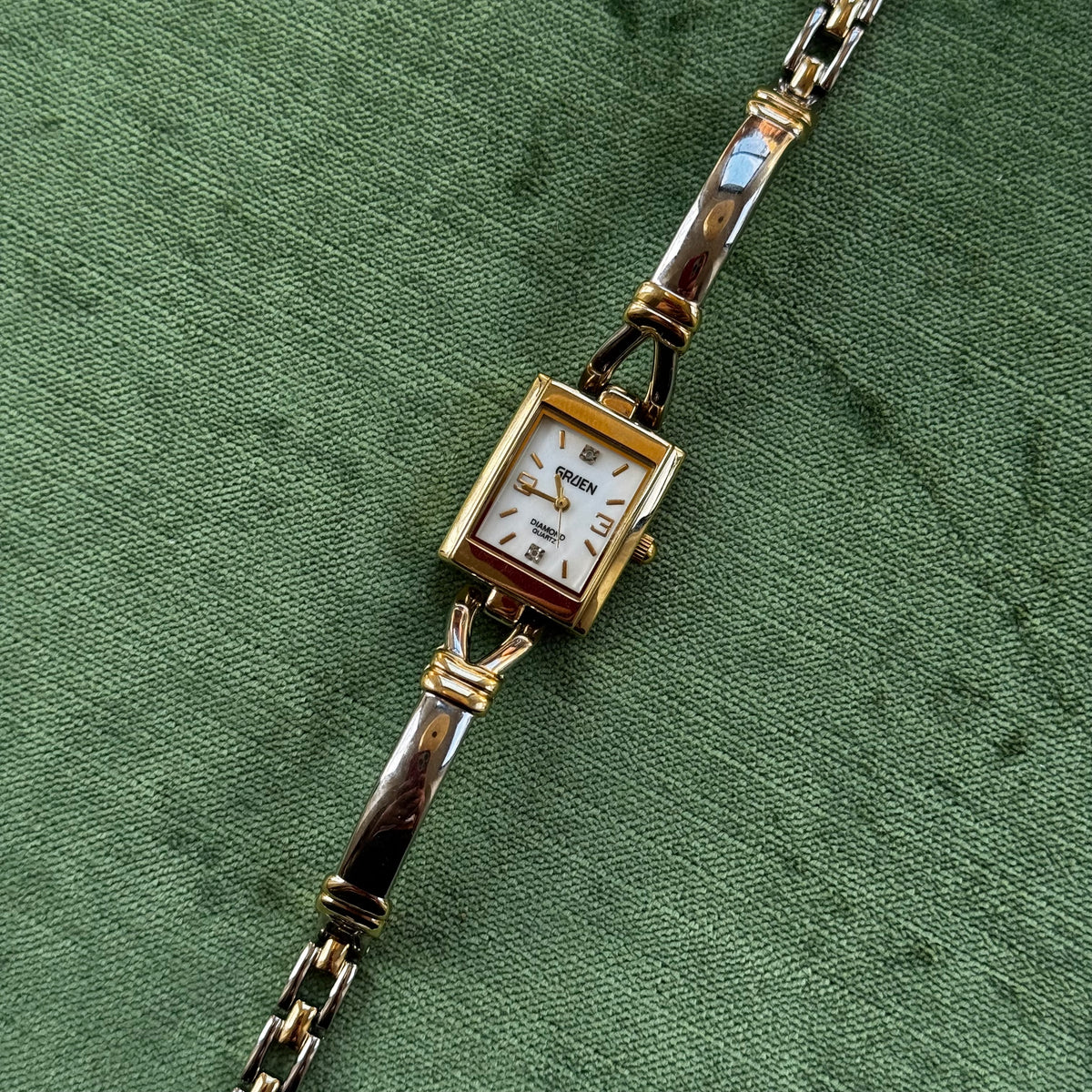 Vintage Two-Tone Gruen Watch