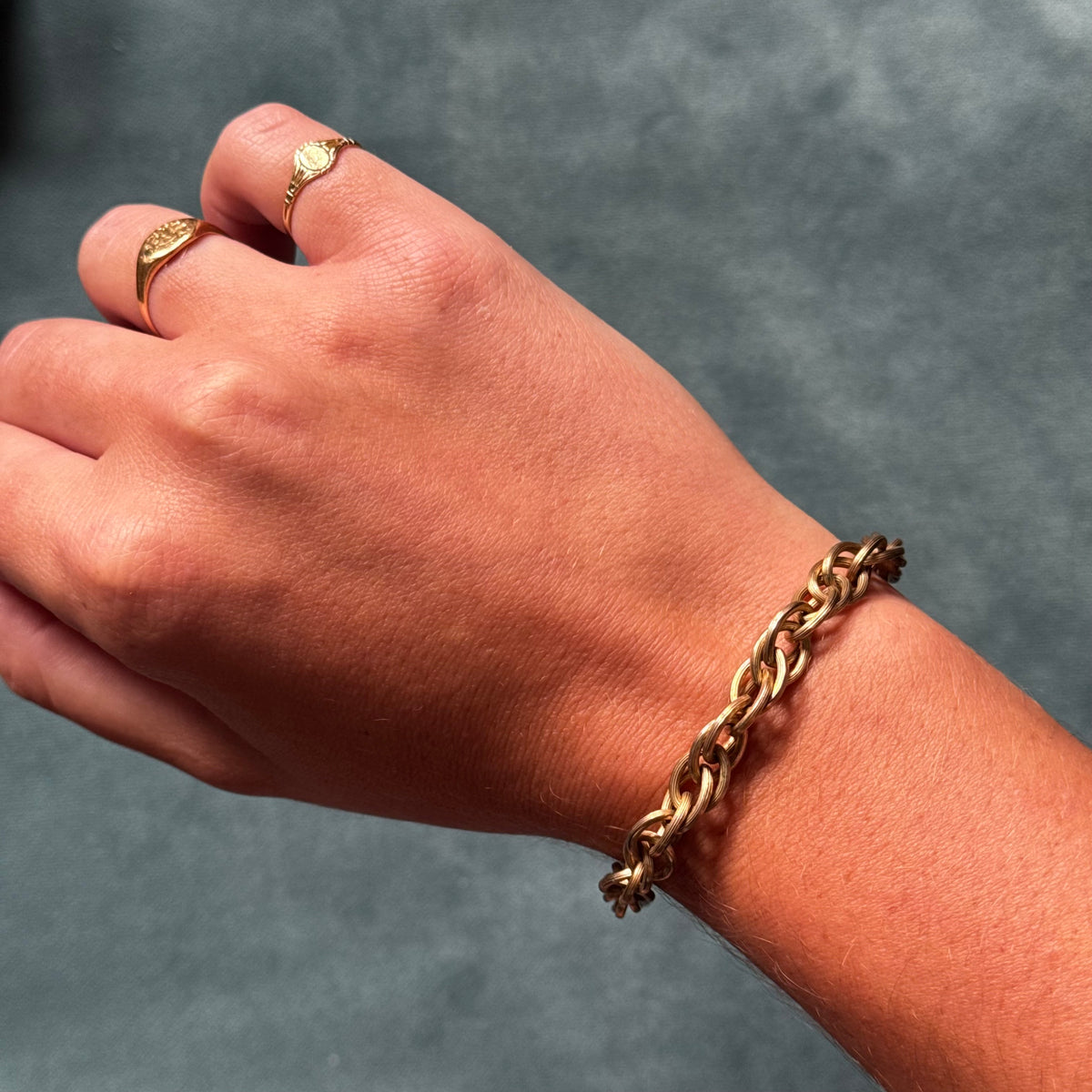 Vintage Gold Chain Bracelet