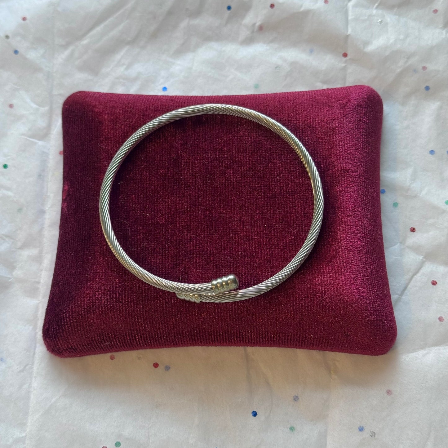 Silver Cable Bracelet