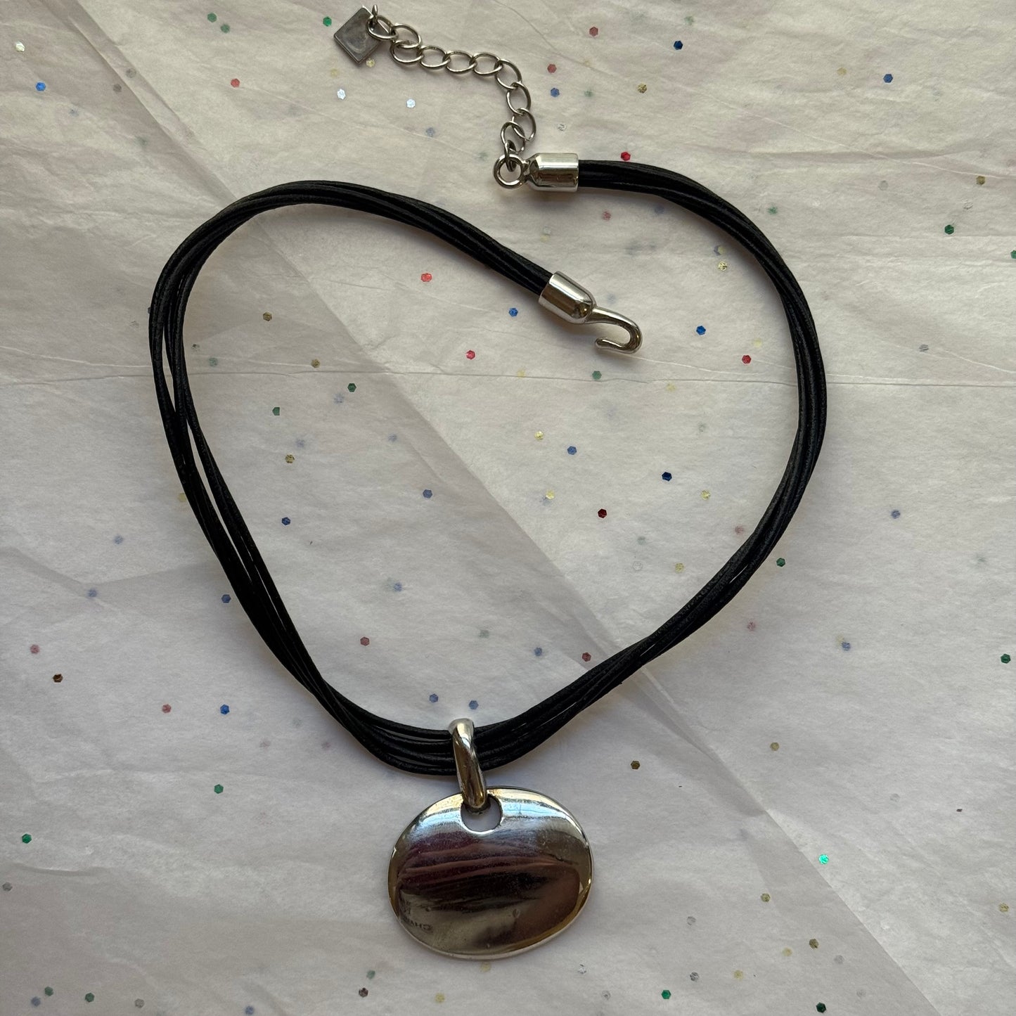 Vintage Silver Pendant Necklace