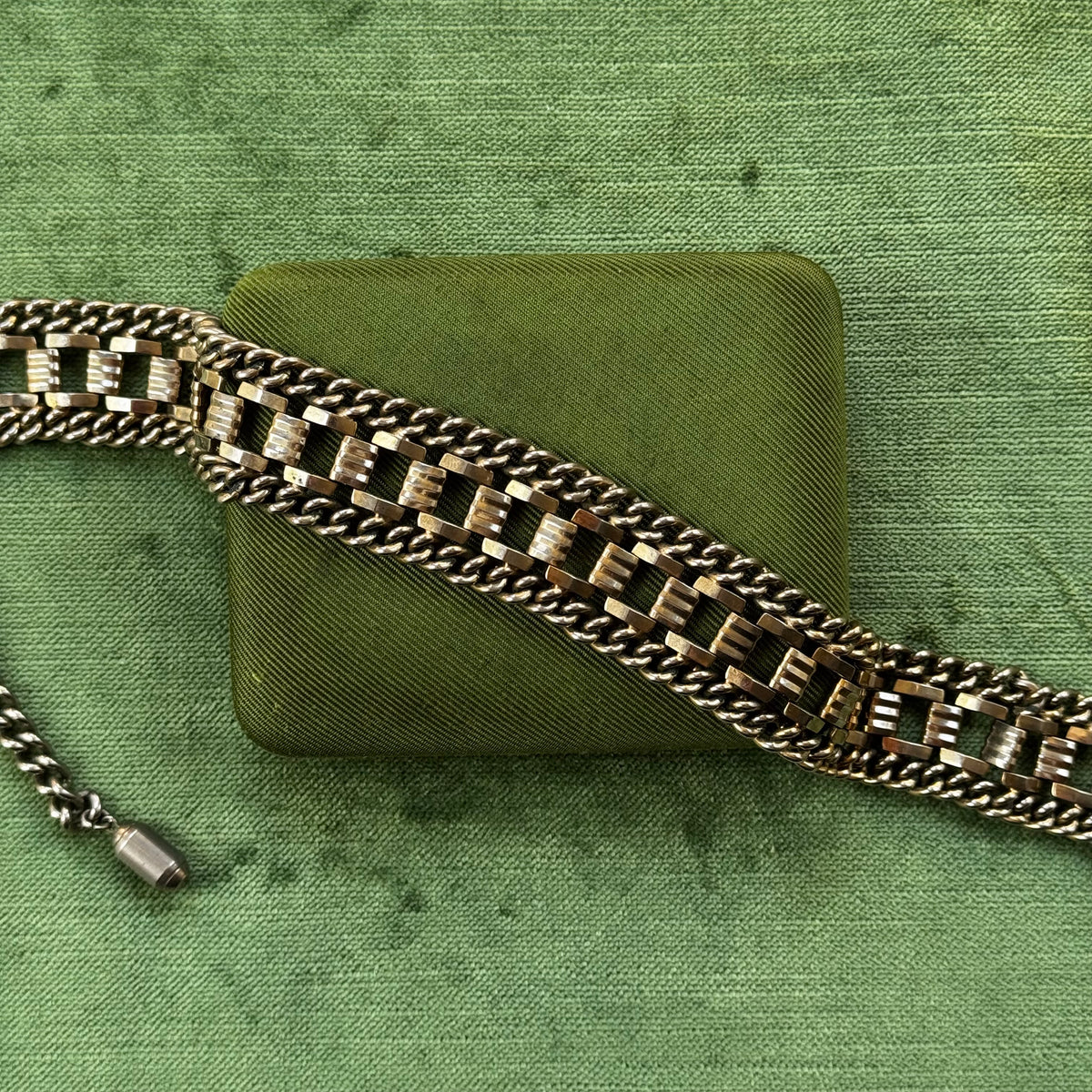 Vintage Silver Tone Choker Necklace