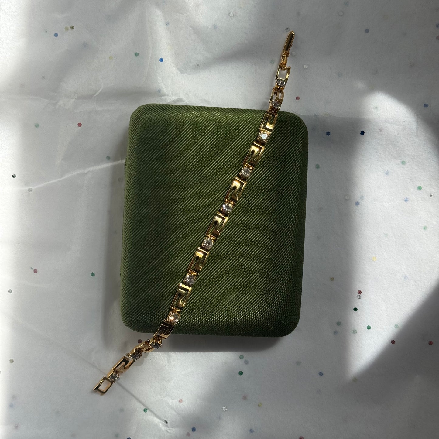Vintage Avon Rhinestone Tennis Bracelet