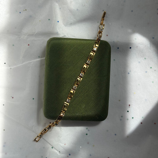 Vintage Avon Rhinestone Tennis Bracelet