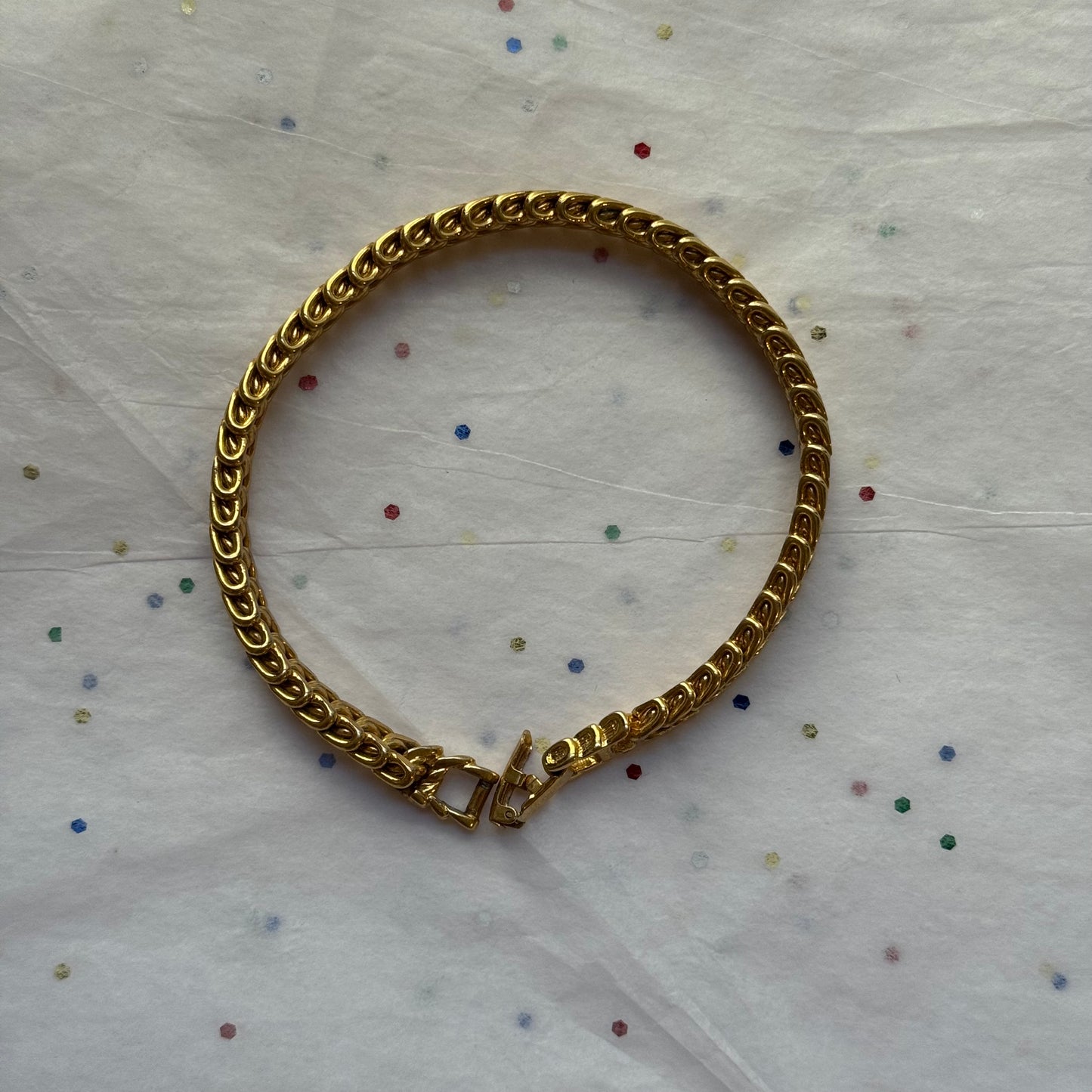 Vintage Monet Gold Chain Bracelet