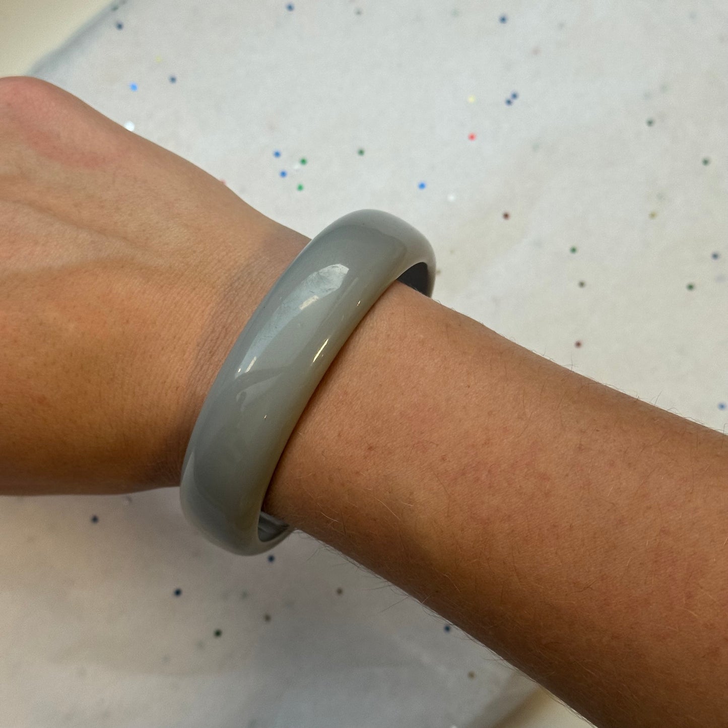 Vintage Grey Bangle Bracelet