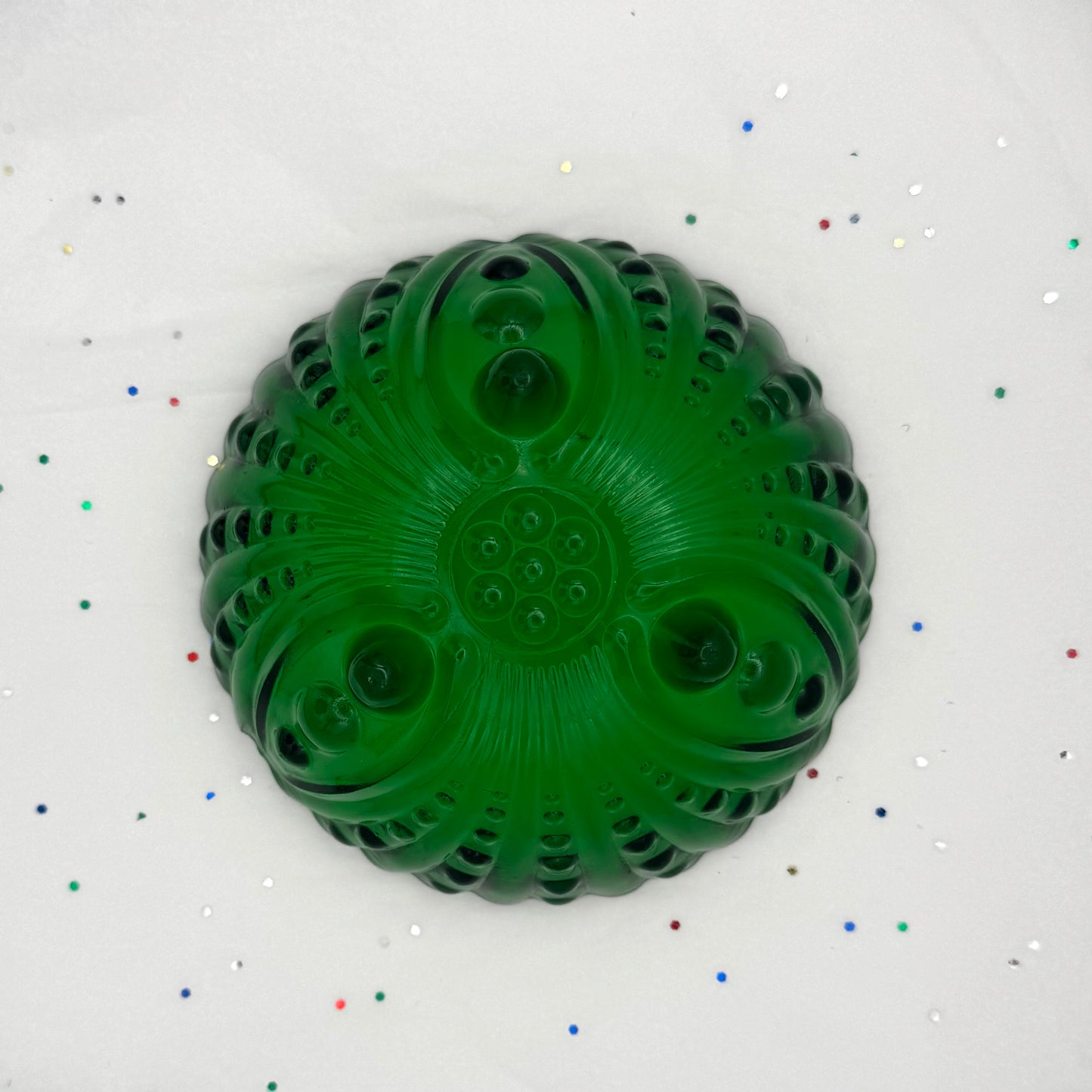 Vintage Green Anchor Hocking Bowl Dish