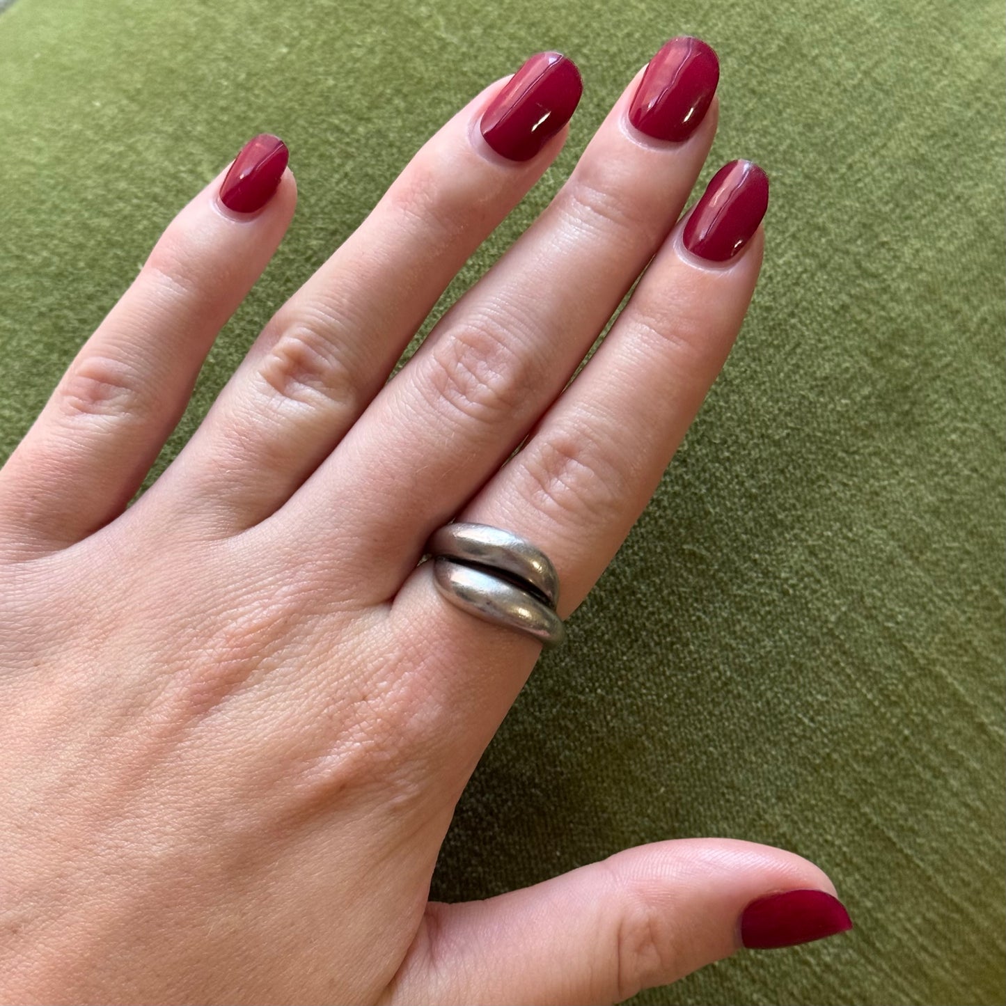 Vintage Layered Sterling Silver Ring