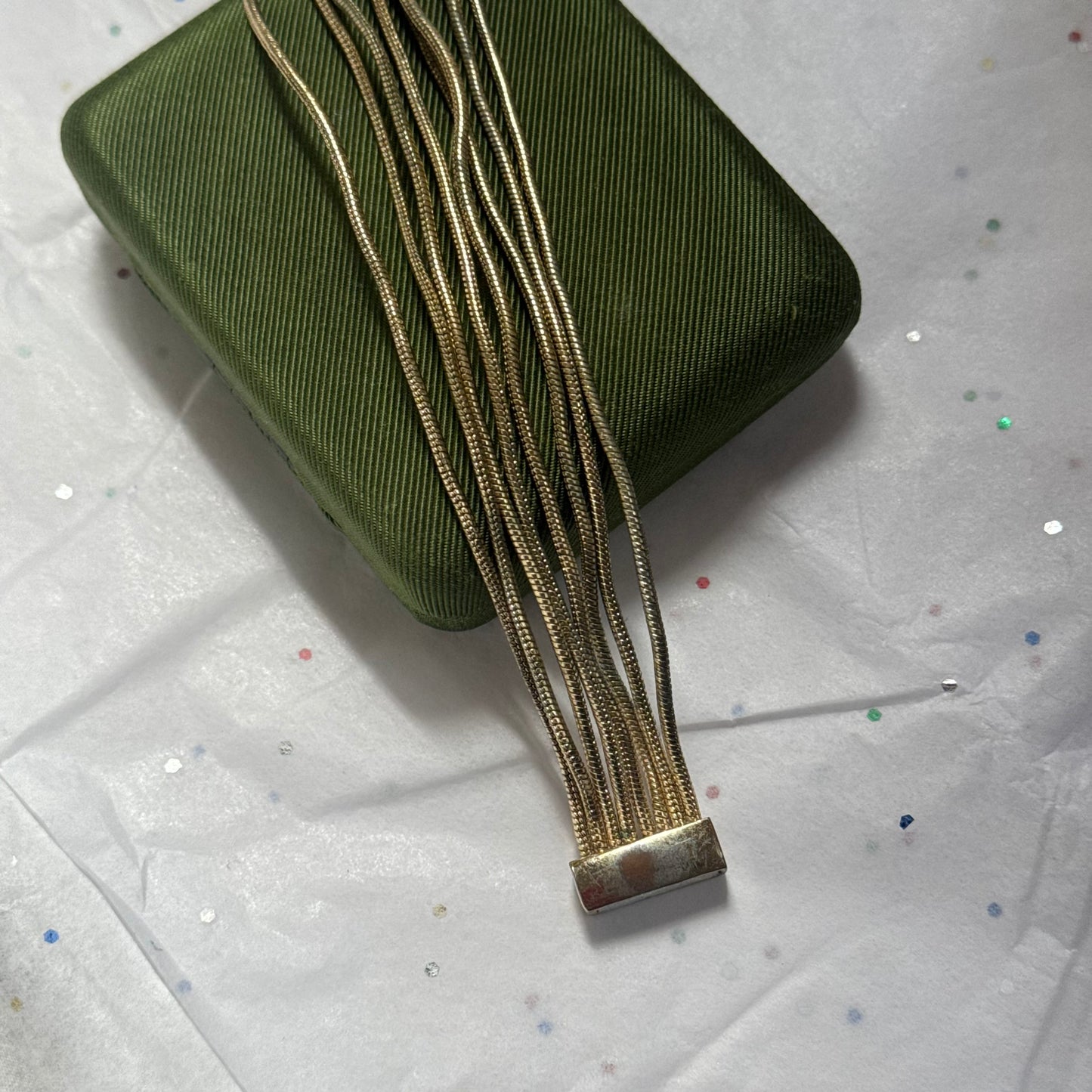 Vintage Layered Gold Bracelet