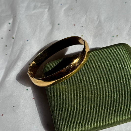 Vintage Gold Bangle Bracelet